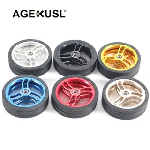 ACEOFFIX 自行車易行輪 Easywheel 腳踏車易行輪 滾輪 80mm易行輪用於Brompton折疊自行車