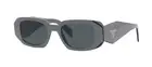 PRADA PR 17WS Grey/Dark Grey (11N-09T) Sunglasses