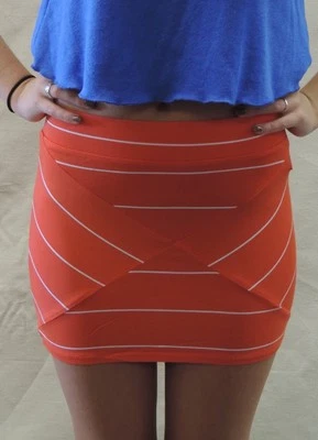Rip Curl Boarderline Skirt RED Bikini Coverup Dress Mini Size S $40
