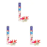 3x 100pc Plus Plus 3.5x28cm Axolotl Kids/Children Educational 3D Puzzle Toy 5y+