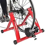Bicycle Fork Home Magnetic Resistances Bike Trainer, Foldable Fitness Station Bicycle Trainer Rollers Indoor Cycling Training Rollers, Magnetic Bicycle Trainer - Foldable Bike Trainer With6 Level Co
