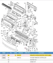DAIKIN 5018115 REMOTE CONTROLLER ASSY.