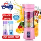 AU PORTABLE USB ELECTRIC FRUIT JUICER SMOOTHIE BLENDER -TRAVEL BOTTLE SHAKER