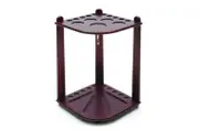 Jarrah Deluxe Corner Pool Snooker Billiard Cue Stand Rack Holds 10 Cues