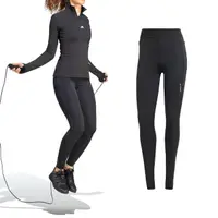 在飛比找momo購物網優惠-【adidas 愛迪達】女款 黑色 訓練 健身 運動褲 緊身