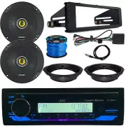 JVC KD-T92MBS 1 DIN CD Receiver, 2x Speaker/Adapter, Install Kit, Wire, Antenna