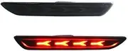 for Ford for Mustang 2010-2023 Full LED Rear Bumper Side Marker Light Assemblies Parking Light Driving Lights Rear Lights(002)