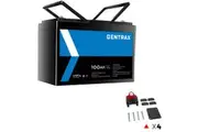 Gentrax 12V 100Ah Lithium Battery + 4* 275A Battery Switches Isolator Disconnect