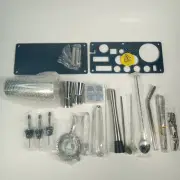 Cocktail Shaker Set Bartender Kit with Stand | Bar Set Drink Mixer Set NEW