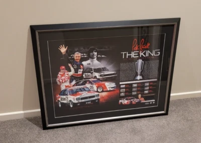 PETER BROCK THE KING OF MOUNT PANORAMA BATHURST TRIBUTE FRAMED - #5 / 161
