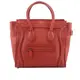 CELINE Micro Luggage Shopper 冏包 笑臉包 手提包(唇膏紅)_展示品 167793HSC.27LK