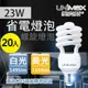 【美克斯UNIMAX】23W 螺旋省電燈泡 E27 節能 省電-20入組