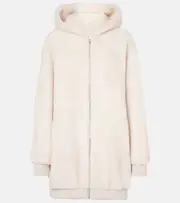 [Yves Salomon] Yves Salomon Meteo shearling jacket AU 16 white
