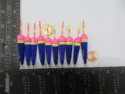 10 NEW WOOD SLIP FLOATS / BOBBERS PANFISH ICE FISHING NO FREEZE UP ON LINE B1