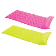 2x Intex Tote N Floating Swimming 229cm Inflatable Pool Mat w/ Pillow Assort 14+