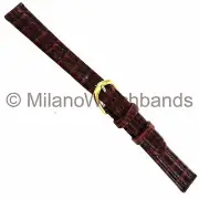 14mm DeBeer Havana Wild Lizard Grain Handcrafted Genuine Ladies Watch Band