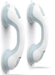 AirTight® Grab Bars for Shower Heavy-Duty (2Pack) 12.3-Inch ADA Compliant Gra...