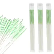 180 Pieces Earrings Hole Cleaner Floss, Odor Removal Ear Floss Disposable Piercing Aftercare Piercing Cleaning Line, Rose Fragrance Ear Piercing Care