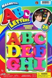 JA-RU Magnetic Letters Toy Set (1 Pack ABC Letters) Colorful Plastic Letters....