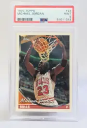 1993 Topps MICHAEL JORDAN #23 *ERROR* -MINT- PSA 9