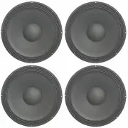4x Harmony HA-P18"WS8 Raw Replacement 18" Pro PA 1200W Sub Speaker 8 Ohm Woofer