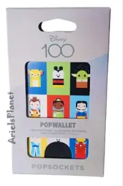 Disney Parks D100 Celebration Unified Park Characters Popsockets PopWallet