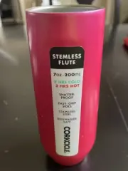 Corkcicle Stemless Flute 7 Oz Shatterproof NEW