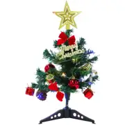 1 Set artificial xmas trees Scenery Outdoor Small Lighted Christmas