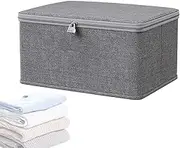 Safety Storage Container - Suitable Clothes Toys Fabric Organiser Box With Lid, Convenient Tamper-proof Storage Box, Stackable Protective Lockout Container, Snacks Chest For Jeans, Sweaters