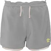 [UMBRO] Girls 2 in 1 Running Short