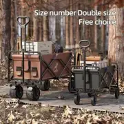 S/L Camping Car Foldable Cart Camping Car Picnic Car Stall Trolley Extra-large