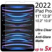 Ultra Clear or Matte Screen Protector for 2024 iPad Air Pro 11" 13" M2 M4 10.9"