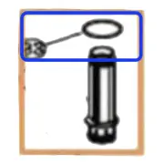 Dema TF-10 Chemical Cylinder O-ring for 1% and 2% Models