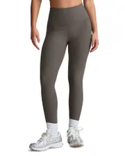 Spacedye Caught In The Midi High Waisted Legging in True Gray Heather