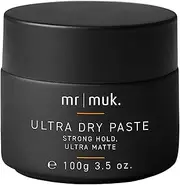 MUK. Mr muk Ultra Dry Paste - Strong Hold Texturising Paste for Men's Hair Styling. Matte Finish, Volume Boost & Long Lasting Control. Non Greasy, Water Soluble Formula for Easy Application, 100g