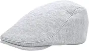 [24station] Men's Beret Fashion Beret Winter Warm Hat [Light Gray]