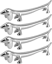 4Pcs Chopstick Stand, Zinc Alloy Chopstick Rest Pillow, Chopsticks Holder for Fork Spoon, Animal Shape Versatile Holder Rack