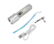 9 LED Bright Flashlight 10000LM 5 Lighting Modes T6 Lamp Beads Waterproof Handheld Flashlight for Outdoor Adventure Hiking