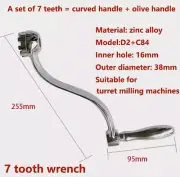 CNC Milling Machine Part 7-Teeth Type Elevating Knee Crank Handle For Bridgeport