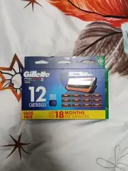Gillette Proglide 5 Razor Shaver Blade Cartridges 12 Pack Refill