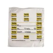 Daymark 112379 6.5" x 7" Saddlepack Tuesday Trilingual Portion Bag