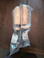 New Orig Wrapping Pair Women L 9 -11 Shoe Shaper Stretcher Trees Wood & Metal