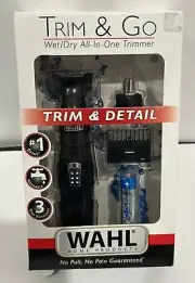 Wahl wet/dry All in one trimmer Trim & Go No Pull, No pain guaranteed (B6)