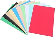 NAMOARLY Assorted A4 Imitation Leather Paper 230g Thick Card Stock for Binding Covers School Art