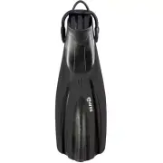 Mares Avanti Super-Channel Open Heel Fin w/Bungee Strap, X-Large, BLACK