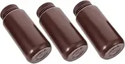 JUMPLAWN 3Pcs Plastic Medicine Bottles Empty Containers Storage Vials Multipurpose Use for Household Business Resistant to Deformation