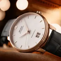 在飛比找momo購物網優惠-【MIDO 美度】BARONCELLI BIG DATE 永