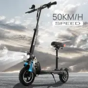 Electric Scooter Adult Off Road 1500W 50KM/H Foldable Portable Commuter E-Bike