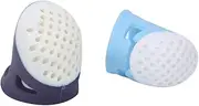 Sewing Thimble, Silicone Sewing Thimbles 2 Pieces for Needlework Embroidery for Fingers Thumb
