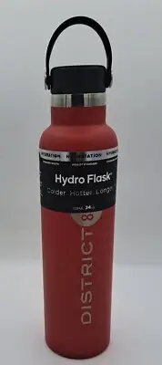 District 80 Hydro Flask - Red